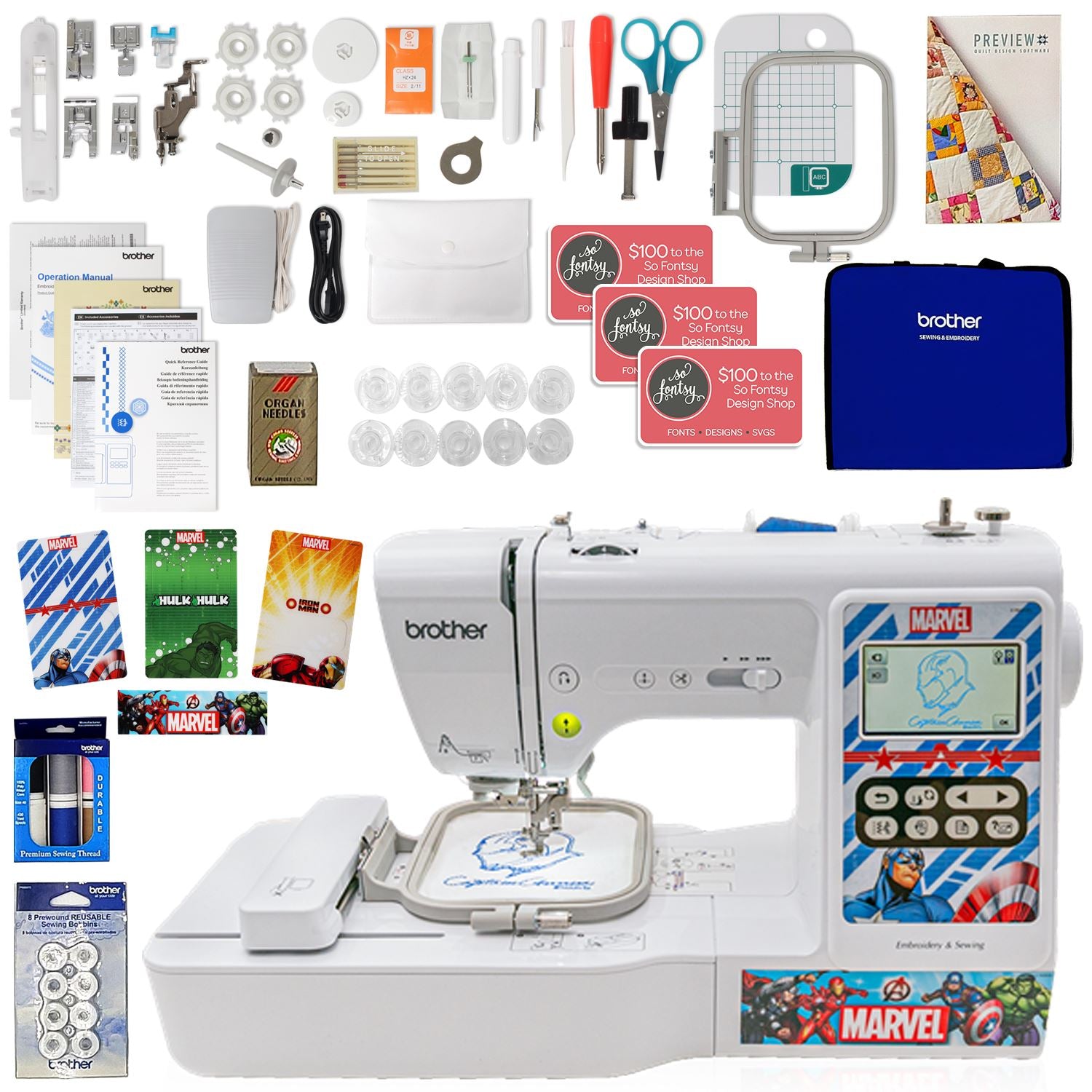 Brother LB5000M Sewing & Embroidery Bundles Swing Design