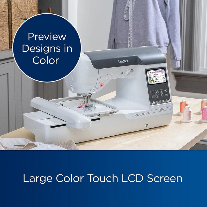 Brother SE2000 Sewing and 5" x 7" Embroidery Machine Bundle Brother Sewing Bundle Brother 