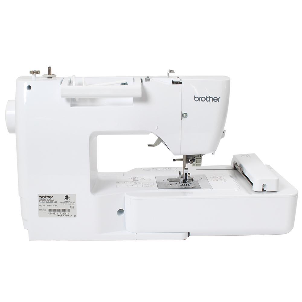 2) Brother SE600 How to convert from Embroidering to Sewing