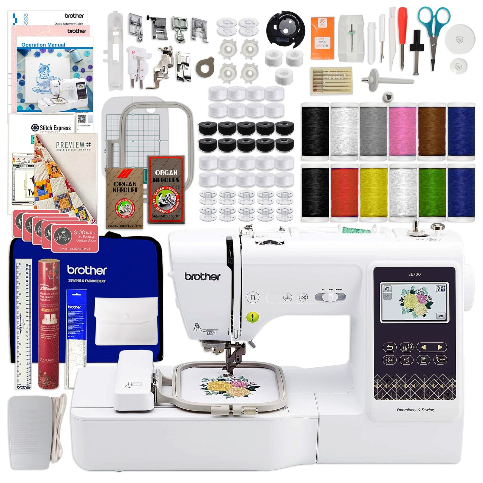 Brother Embroidery & Sewing Machine Bundles | Swing Design