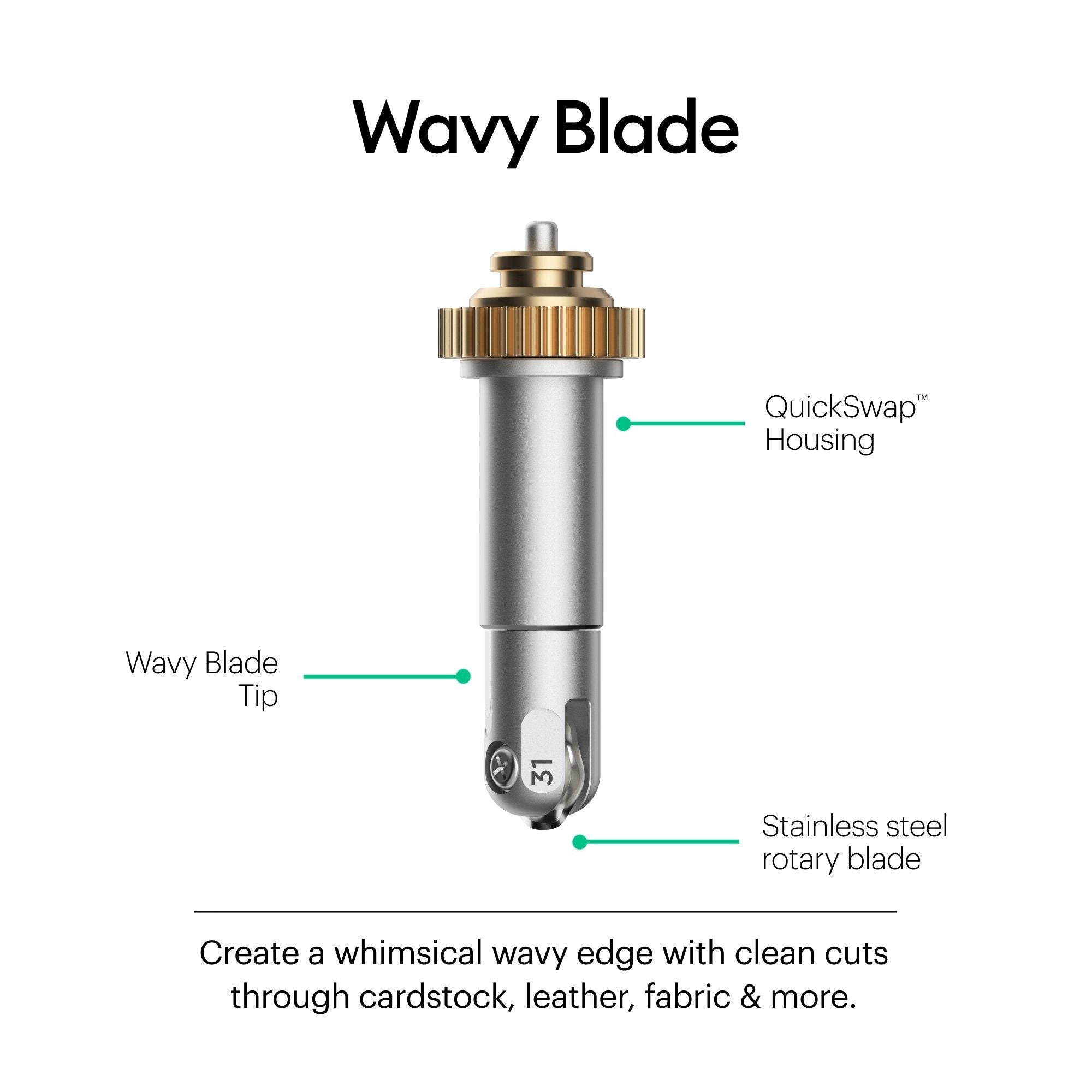 Wavy Blade Tip Swap Housing For Cricut Maker/maker 3 - Temu