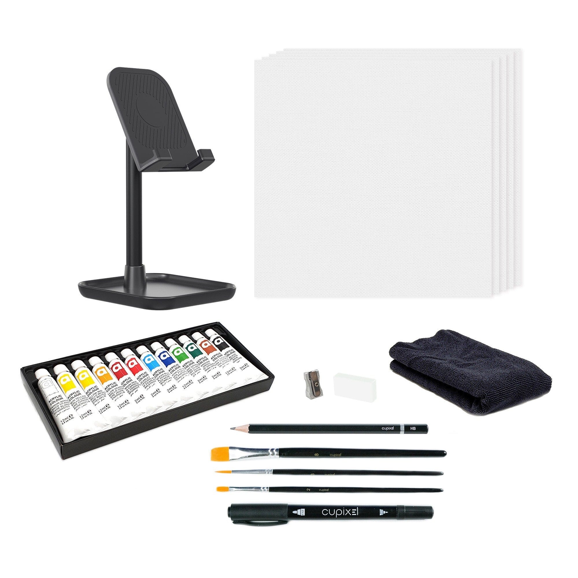 Cupixel Sketch Art Box Complete Kit & Canvas Refills