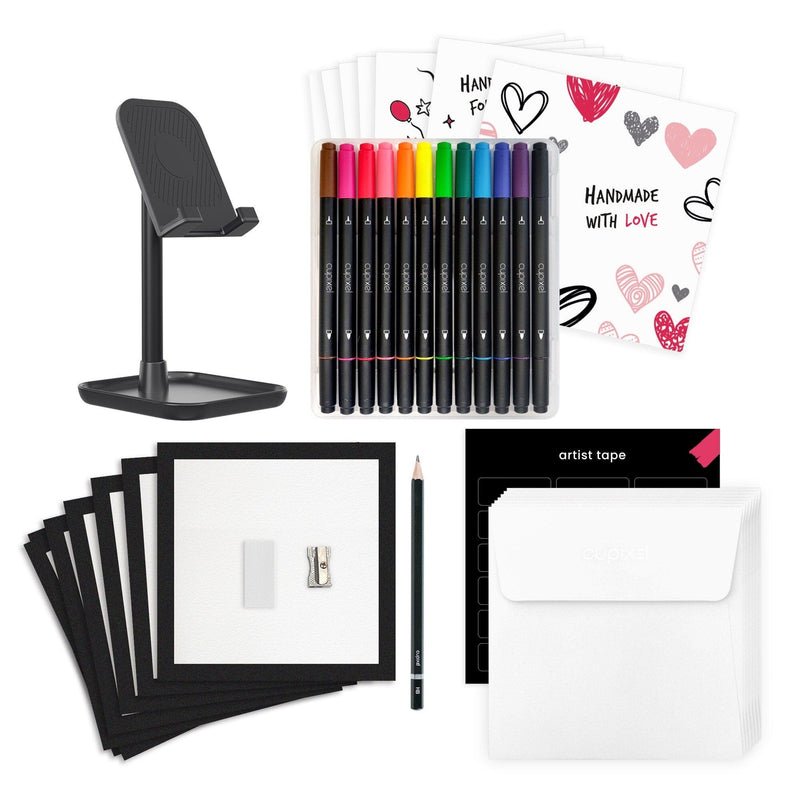 Cupixel Greeting Card Bundle Set Silhouette Cupixel 