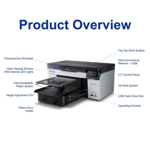Epson F2270 DTG & DTF Combo Printer Bundle w/ Hover Heat Press DTG Bundles Epson 