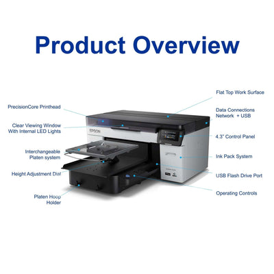 Epson F2270 DTG & DTF Combo Printer Bundle with BONUS Deluxe Platen Bundle DTG Bundles Epson 