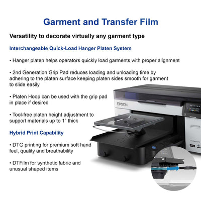 Epson F2270 DTG & DTF Combo Printer with Deluxe DTG Pretreatment Bundle DTG Bundles Epson 