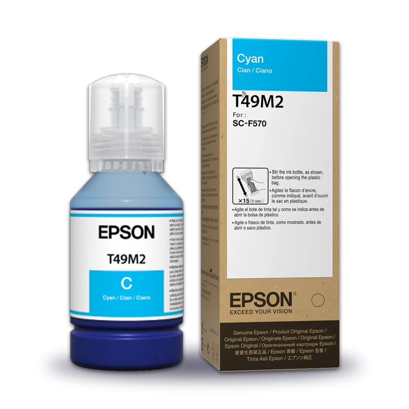 Epson SureColor 4 Pack Ink Set & Tank for Epson F570 Sublimation Bundle Espon 