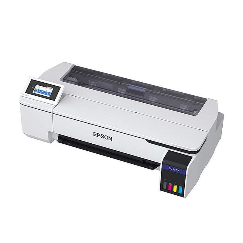 Epson SureColor F570 24" Sublimation Printer w/ 8-in-1 Heat Press Sublimation Bundle Espon 