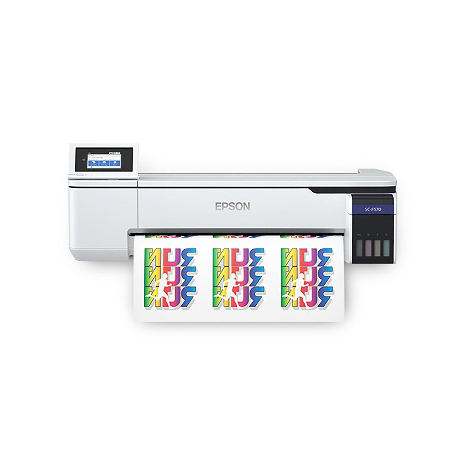 Epson SureColor F570 24" Sublimation Printer w/ Geo Knight Heat Press Sublimation Bundle Espon 