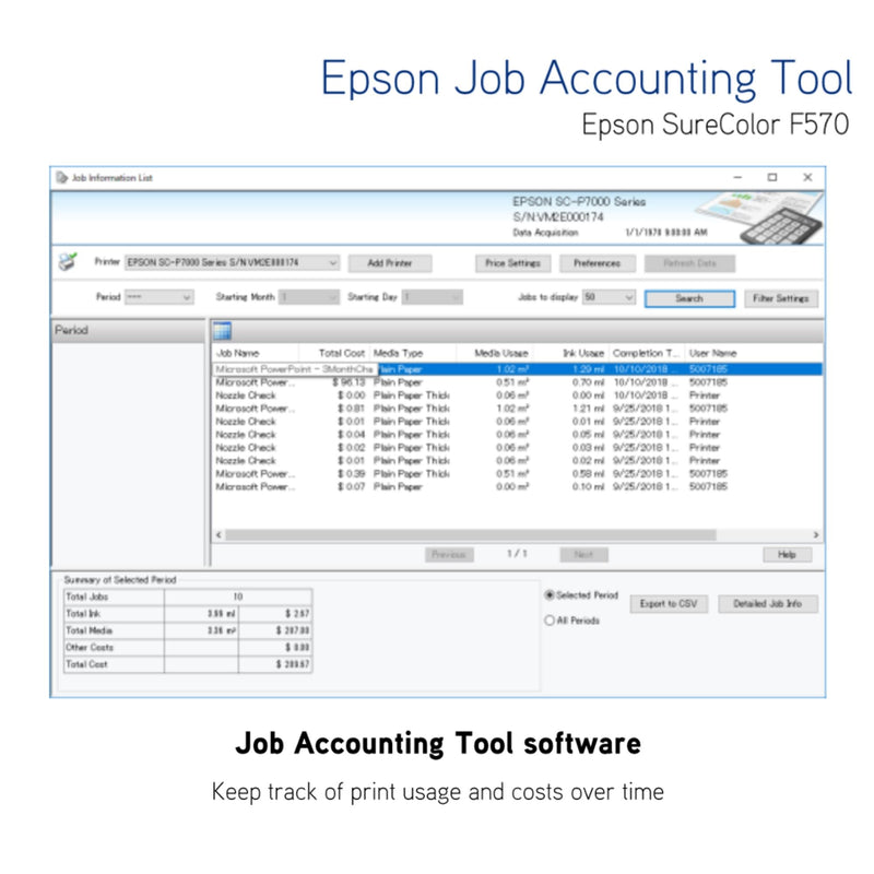 Epson SureColor F570 24" Sublimation Printer w/ Hotronix Fusion Heat Press Sublimation Bundle Espon 