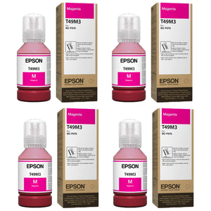 Epson SureColor Magenta Ink Set for Epson F170 & Epson F570 - 4 Pack Sublimation Bundle Epson 