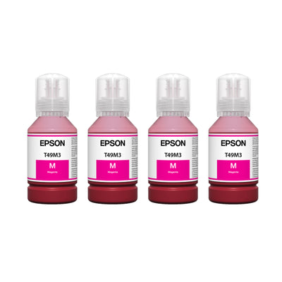 Epson SureColor Magenta Ink Set for Epson F170 & Epson F570 - 4 Pack Sublimation Bundle Espon 