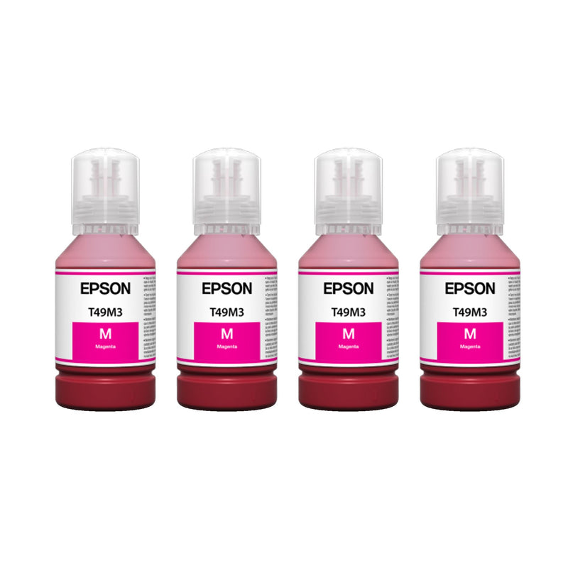 Epson SureColor Magenta Ink Set for Epson F170 & Epson F570 - 4 Pack Sublimation Bundle Espon 