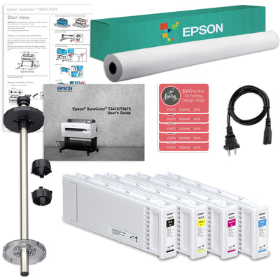 Epson SureColor T3475 Single Roll Wireless Printer - 24" Inkjet Printers Epson 