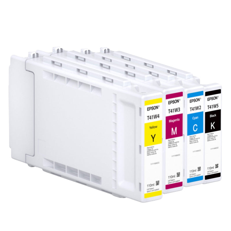 Epson SureColor T41W - 4 Pack Ink Set - 110ML Sublimation Bundle Epson 