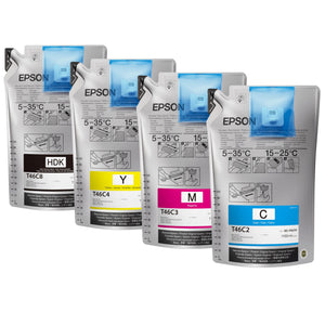 Epson UltraChrome DS Ink 1.1L for F6370/F9470/F9470H - 6 Pack Cyan Sublimation Bundle Epson 
