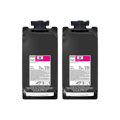 Epson UltraChrome DS Ink for F6470 &amp; F6470H - 1.6 Liter Magenta Ink Packs Sublimation Bundle Epson 