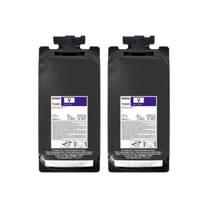 Epson UltraChrome DS Ink for F6470H - 1.6 Liter Violet Ink Packs Sublimation Bundle Epson 