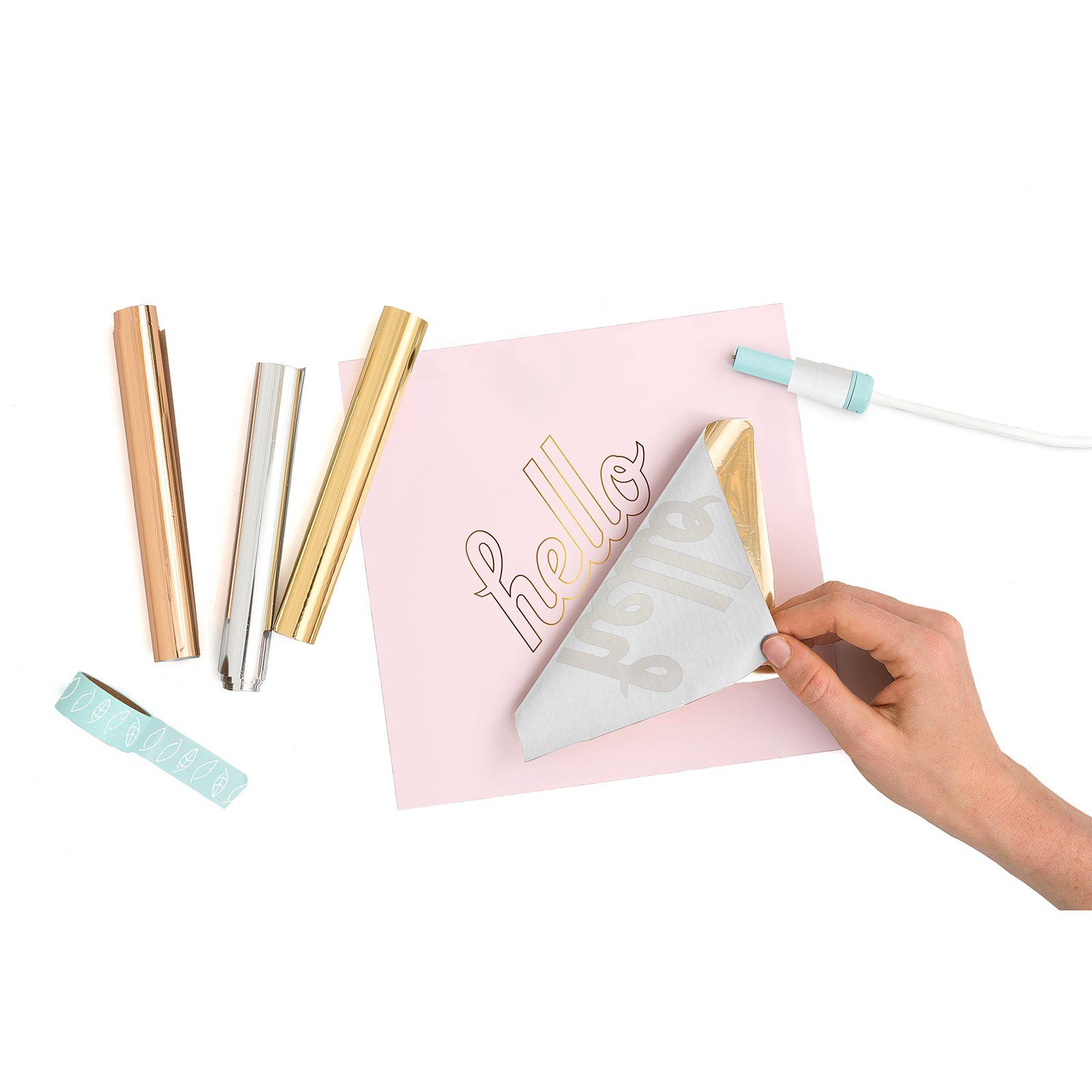 Foil Quill All-In-One Bundle, 3 Quills, Adapters, Foils, Tape, Design Card - Swing Design