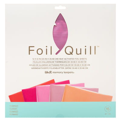 Foil Quill Foil Pack - Flamingo 12" x 12" - 15 Pack - Swing Design