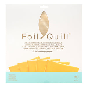 Foil Quill Foil Pack - Gold Finch 12" x 12" - 15 Pack - Swing Design