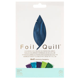 Foil Quill Foil Pack - Peacock 4" x 6" - 30 Pack - Swing Design
