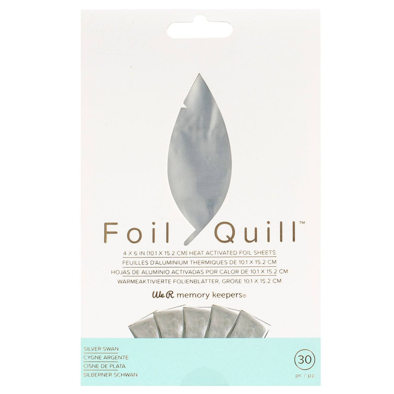 Foil Quill Foil Pack - Silver 4" x 6" - 30 Pack - Swing Design