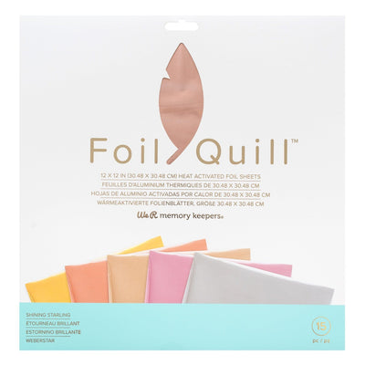 Foil Quill Foil Pack - Starling 12" x 12" - 15 Pack - Swing Design