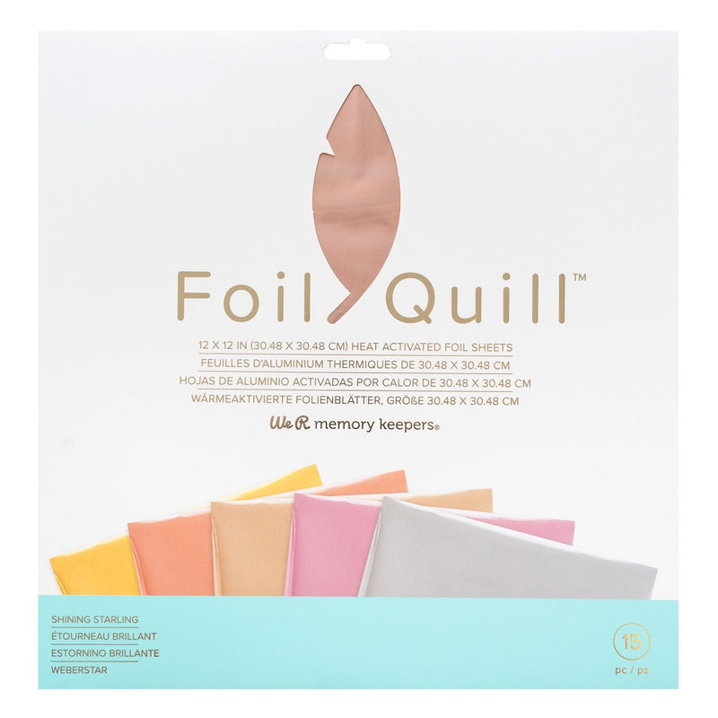 Foil Quill Foil Pack - Starling 12" x 12" - 15 Pack - Swing Design