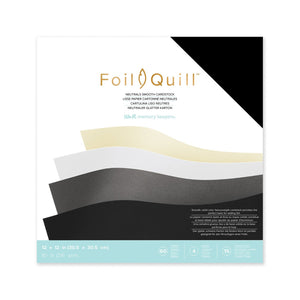 Foil Quill Neutrals Cardstock 12" x 12" - 60 Pack - Swing Design