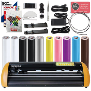 GCC Professional Expert II 24" Wide LX Vinyl Cutter With Aligning System for Contour Cutting Creative Bundle GCC Vinyl Cutter GCC 