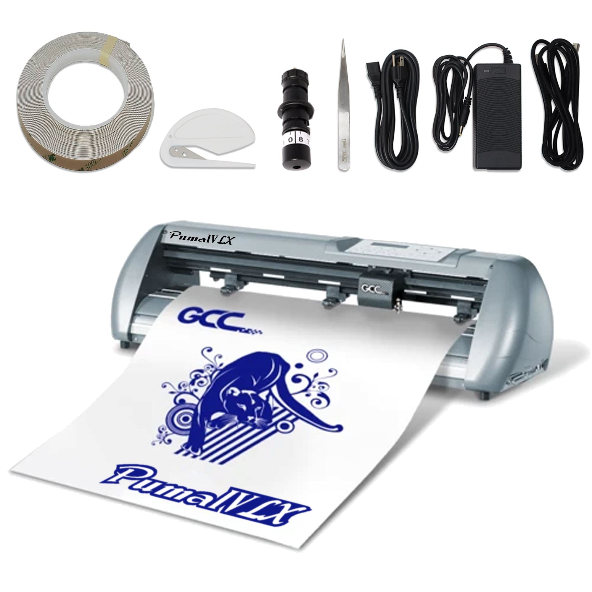 GCC Puma IV LX 24" Professional Vinyl Cutter w/ Aligning System Contour Cutting