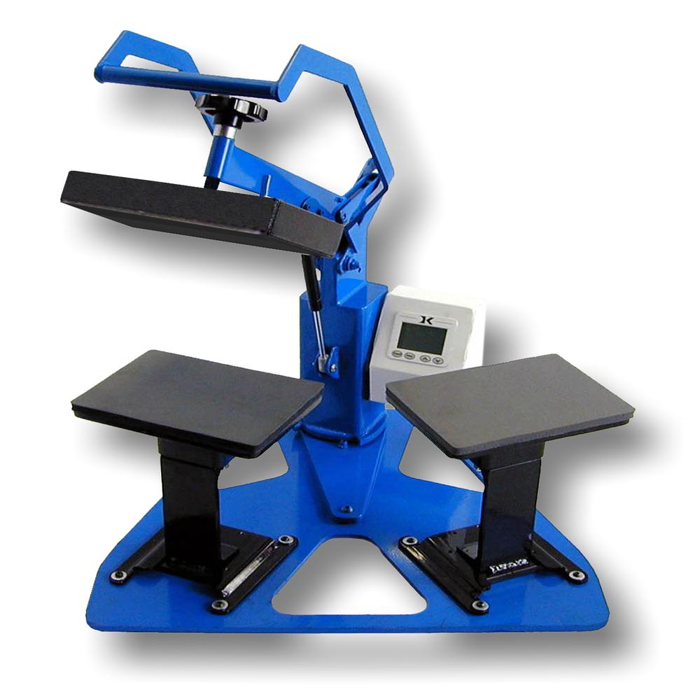 Geo Knight DK8T Digital Twin Clamshell Heat Press - 6" x 8" - Swing Design