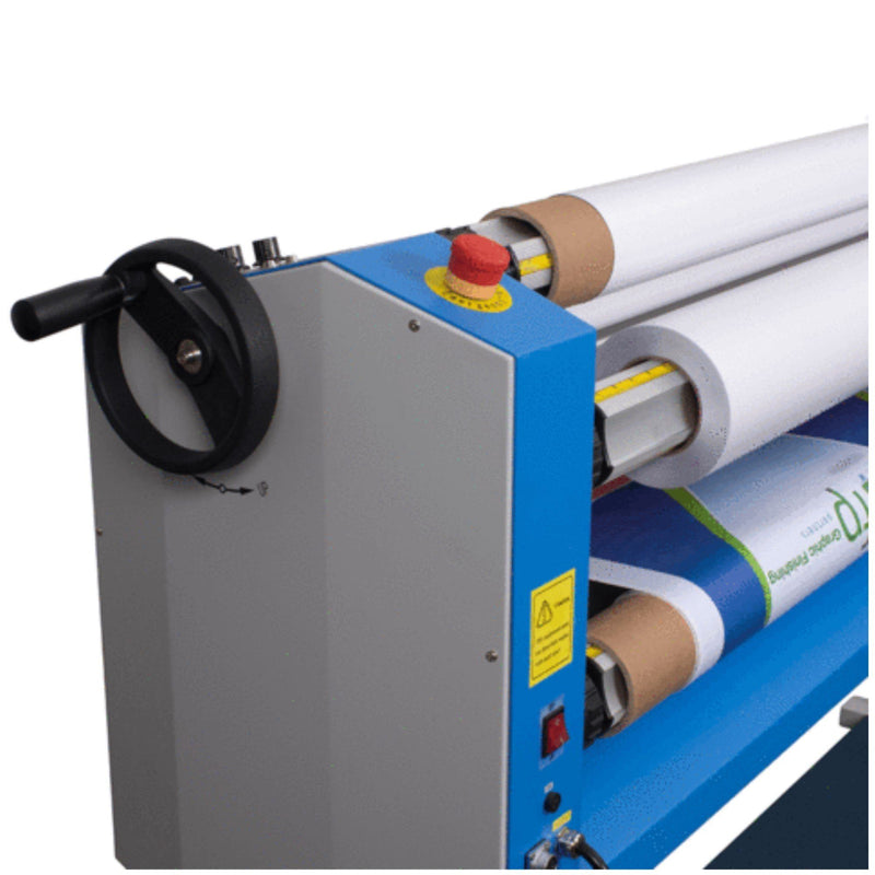 GFP 363TH Top Heat Wide Format Roll Laminator with Stand - 63" Eco Printers GFP 
