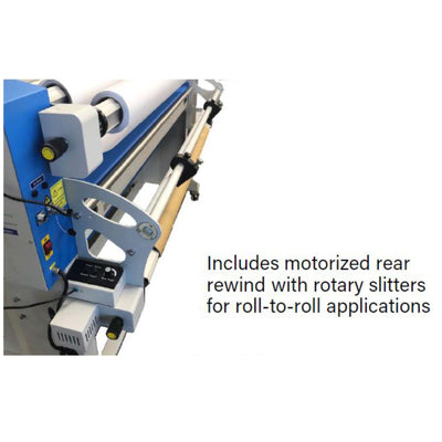 GFP 563TH-4RS Production Top Heat Roll Laminator with Stand - 63" Eco Printers GFP 