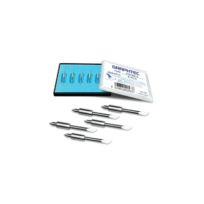 Graphtec CB15UA 45° Super-Steel Blade - For High Intensity Reflective Media Graptec Accessories Graphtec 5 Pack 