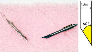 Graphtec CB15UA-K30 1.5mm 60° Blade - For High Intensity Reflective Media - Swing Design