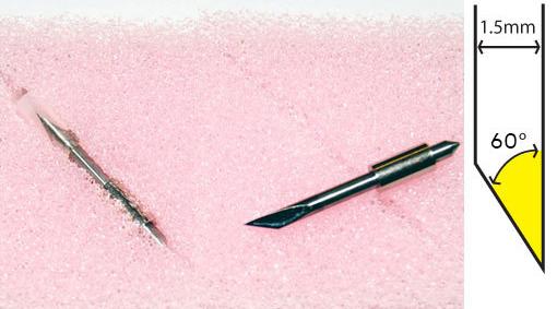 Graphtec CB15UA-K30 1.5mm 60° Blade - For High Intensity Reflective Media - Swing Design