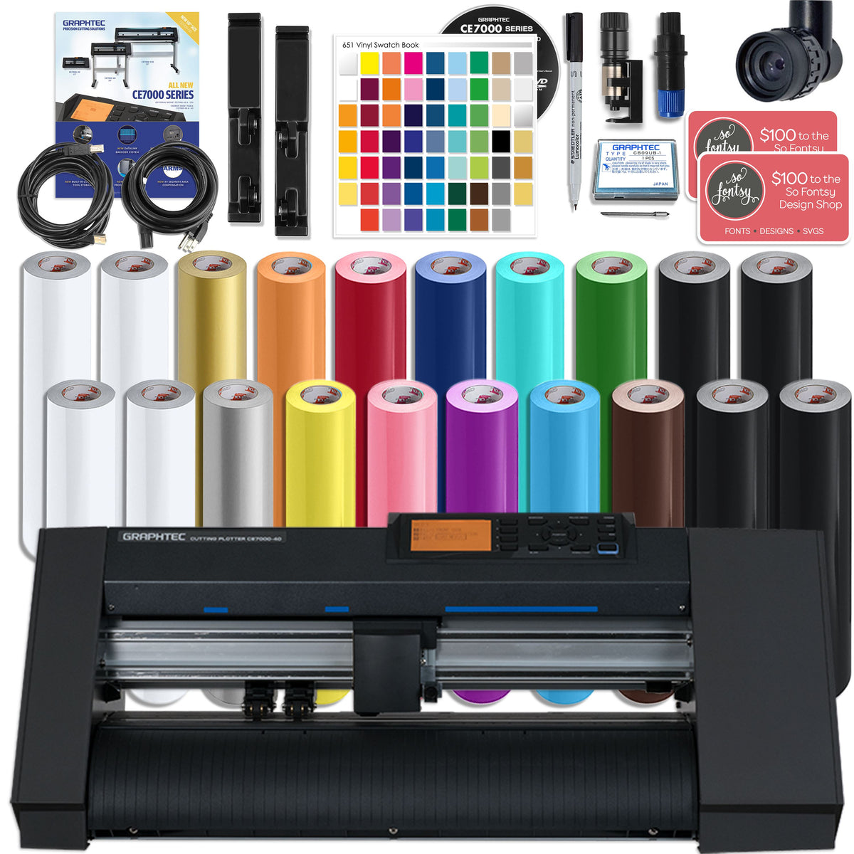 Graphtec CE7000 Vinyl Cutter Deluxe Bundles | Swing Design