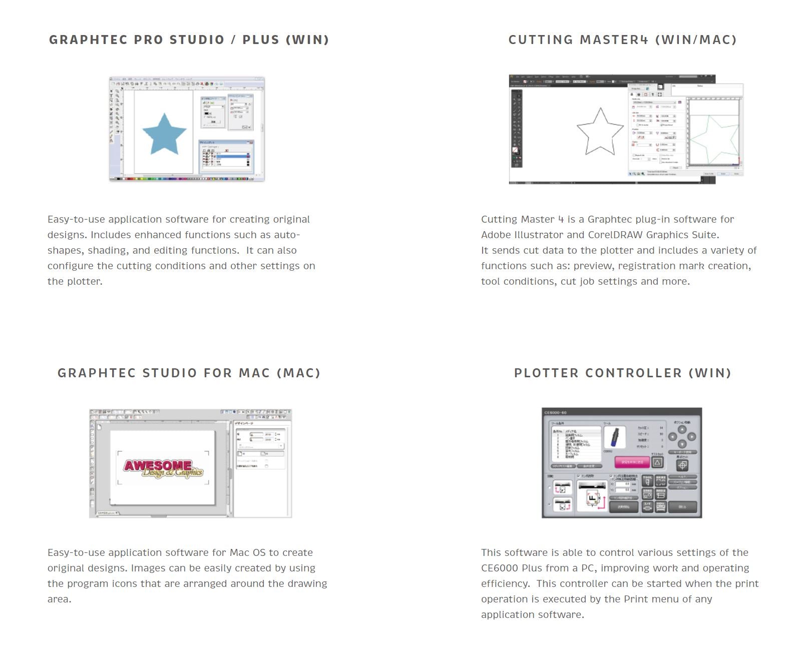 Graphtec CE7000-60 PLUS - 24"  Professional Bundle, BONUS Software & Warranty - Swing Design