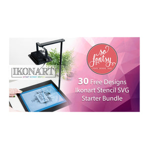 Ikonart Custom Stencil Kit 2.0 Bundle with $100 in Designs Silhouette Ikonart 