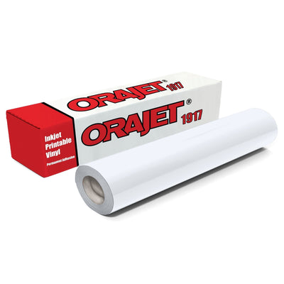 Oracal 1917 Inkjet Printable Permanent Adhesive Vinyl Roll - 48&quot; x 65 FT Oracal Vinyl Oracal 