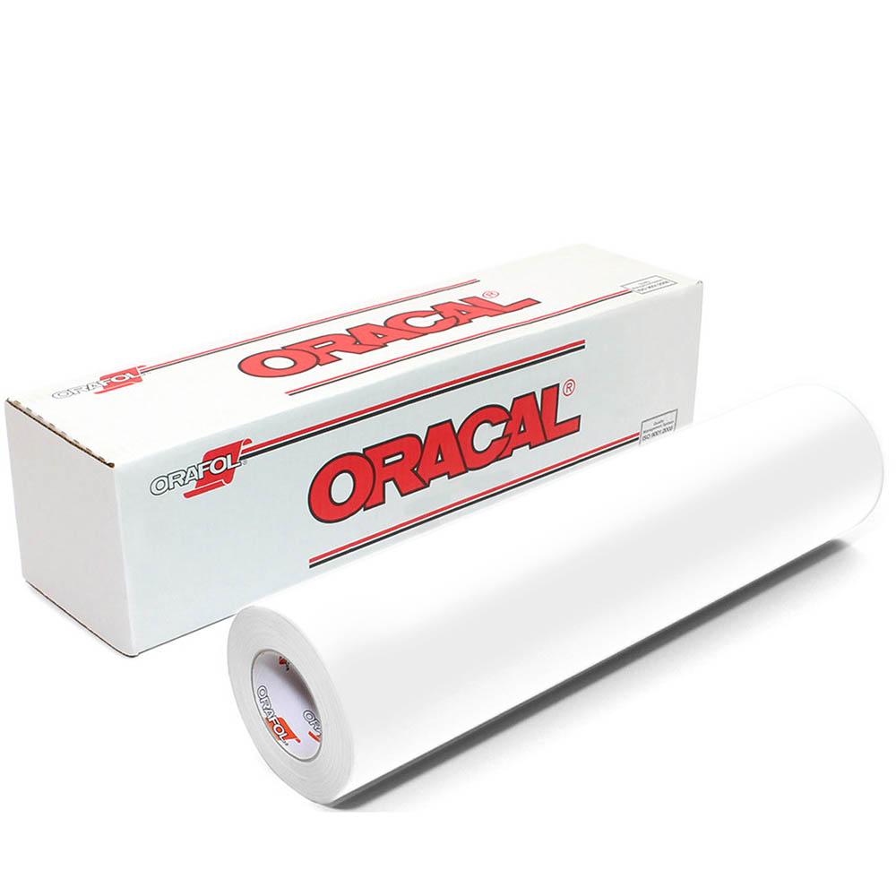 12 x 10 ft Roll of Glossy Oracal 651 Black Permanent Adhesive-Backed Vinyl for