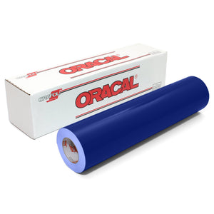 Oracal 651 Glossy 24" x 150 ft Vinyl Rolls - 61 Colors Oracal Vinyl Oracal Cobalt Blue 