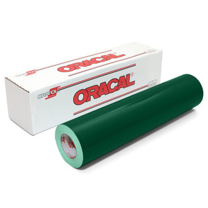 Oracal 651 Glossy 24" x 150 ft Vinyl Rolls - 61 Colors Oracal Vinyl Oracal Dark Green 