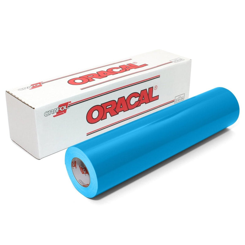 Oracal 651 Glossy 24" x 150 ft Vinyl Rolls - 61 ColorsLight Blue - Swing Design21