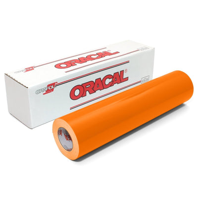 Oracal 651 Glossy 24" x 150 ft Vinyl Rolls - 61 ColorsLight Orange - Swing Design26