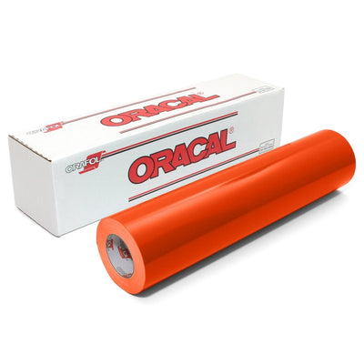 Oracal 651 Glossy 24" x 150 ft Vinyl Rolls - 61 ColorsOrange Red - Swing Design39