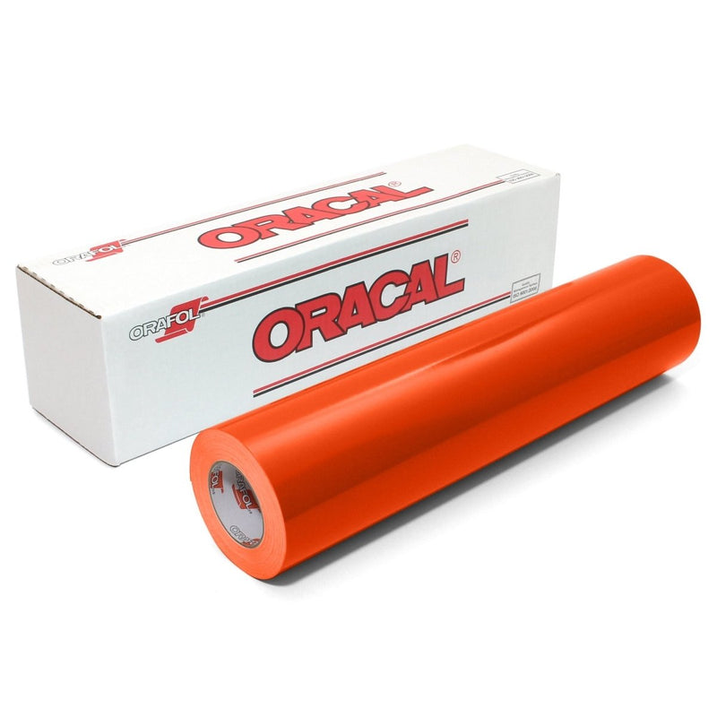Oracal 651 Glossy 24" x 150 ft Vinyl Rolls - 61 ColorsOrange Red - Swing Design39