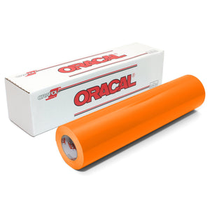Oracal 651 Glossy 24" x 150 ft Vinyl Rolls - 61 Colors Oracal Vinyl Oracal Pastel Orange 